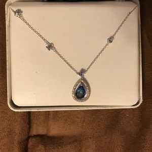 Blue Topaz Necklace